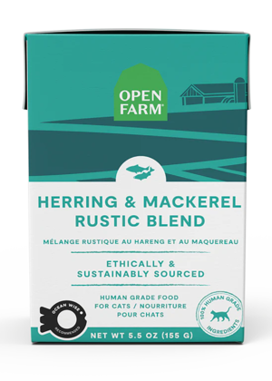 Open Farm Wet Cat Food Herring & Mackerel Rustic Blend For Cats