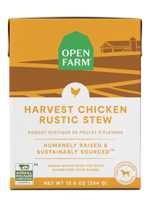 Open Farm Wet Dog Food Harvest Chicken Rustic Stew For Dogs