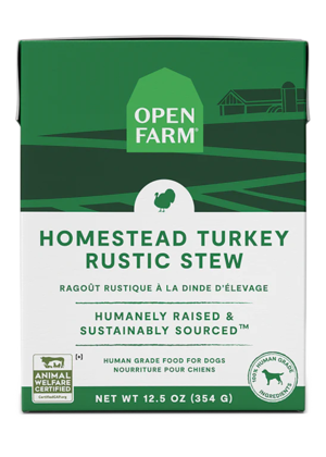Open Farm Wet Dog Food Homestead Turkey Rustic Stew For Dogs