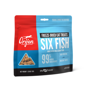 Orijen Freeze-Dried Cat Treats Six Fish Recipe