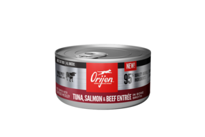 Orijen Wet Cat Food Tuna, Salmon & Beef Entrée In Bone Broth