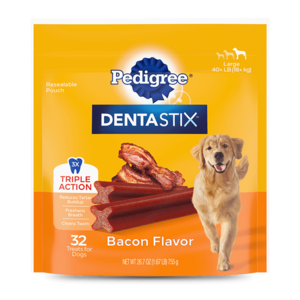 Pedigree Dentastix Bacon Flavor For Large Breed Dogs