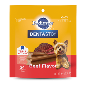 Pedigree Dentastix Beef Flavor For Toy & Small Breed Dogs