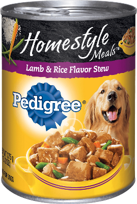 Pedigree Homestyle Meals Lamb & Rice Flavor Stew
