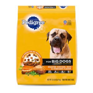 Pedigree For Big Dogs Complete Nutrition Roasted Chicken, Rice & Vegetable Flavor