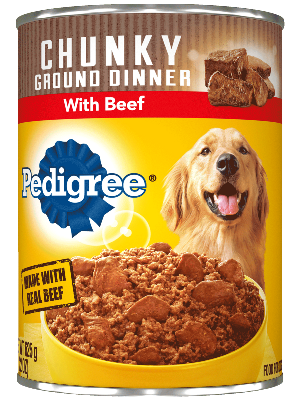 Pedigree Chunky Ground Dinner With Beef