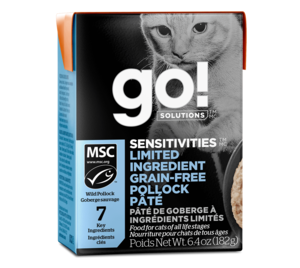 Petcurean Go! Solutions (Sensitivities) Limited Ingredient Grain-Free Pollock Pate For Cats