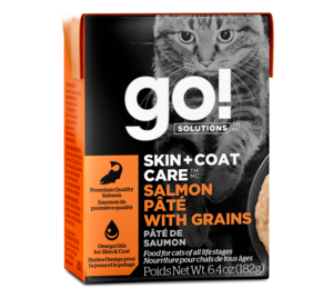 Petcurean Go! Solutions (Skin + Coat Care) Salmon Pate With Grains For Cats