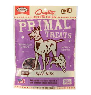 Primal Treats Beef Nibs