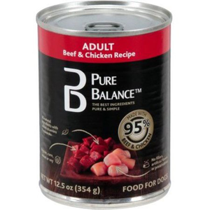 Pure Balance Canned Dog Food Beef & Chicken Recipe For Adult Dogs