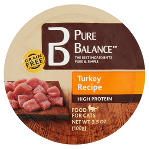 Pure Balance Grain Free Wet Cat Food High Protein Turkey Recipe For Cats