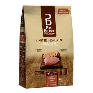 Pure Balance Limited Ingredient Grain Free Formula - Turkey & Sweet Potato Recipe For Cats