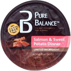 Pure Balance Limited Ingredient Grain Free Salmon & Sweet Potato Dinner For Dogs