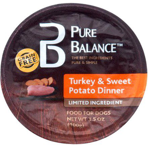 Pure Balance Limited Ingredient Grain Free Turkey & Sweet Potato Dinner For Dogs