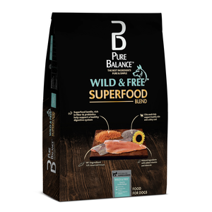 Pure Balance Wild & Free Superfood Blend - Trout & Lentils Recipe For Dogs