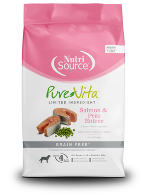NutriSource Pure Vita Salmon & Peas Entrée