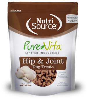 NutriSource Pure Vita Hip & Joint Dog Treats