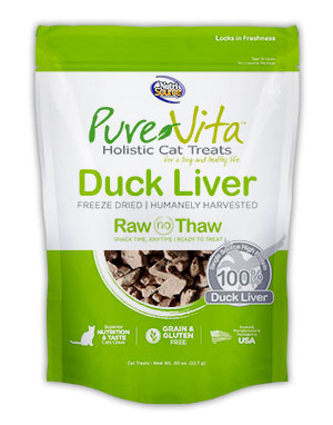 Pure Vita Holistic Cat Treats Duck Liver Recipe | Review ...