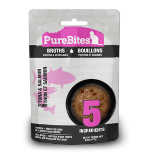 PureBites Broths Tuna & Salmon Recipe For Cats