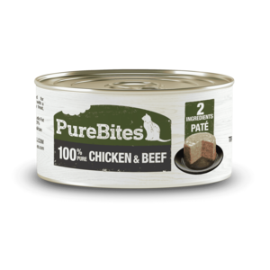 PureBites Paté 100% Pure Chicken & Beef Recipe For Cats