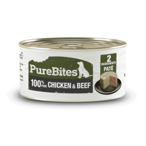 PureBites Paté 100% Pure Chicken & Beef Recipe For Dogs