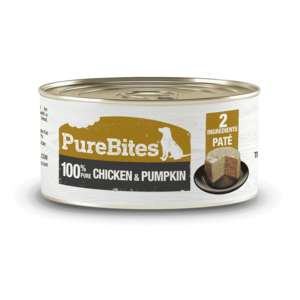 PureBites Paté 100% Pure Chicken & Pumpkin Recipe For Dogs