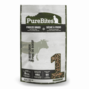 PureBites Raw Freeze-Dried Beef Liver Cat Treats