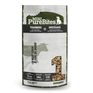 PureBites Raw Freeze-Dried Beef Liver Mini Dog Treats (Trainers)