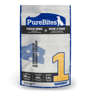 PureBites Raw Freeze-Dried Cheddar Cheese Dog Treats