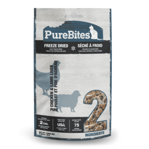 PureBites Raw Freeze-Dried Chicken & Lamb Liver Cat Treats