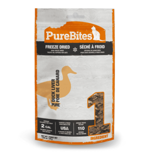 PureBites Raw Freeze-Dried Duck Liver Cat Treats