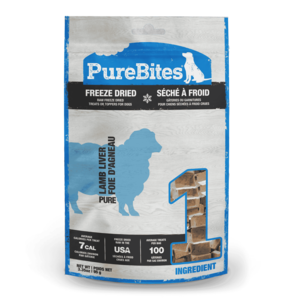 PureBites Raw Freeze-Dried Lamb Liver Dog Treats