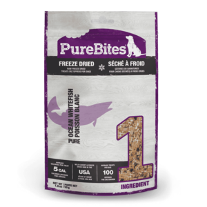 PureBites Raw Freeze-Dried Ocean Whitefish Dog Treats