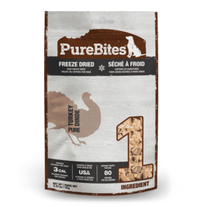 PureBites Raw Freeze-Dried Turkey Dog Treats