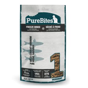 PureBites Raw Freeze-Dried Wild-Caught Minnow Cat Treats