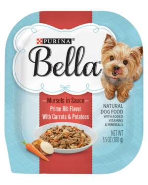 Purina Bella Morsels In Sauce Prime Rib Flavor With Carrots & Potatoes