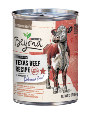 Purina Beyond Ground Entree Grain Free Texas Beef Recipe