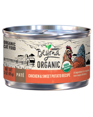 Purina Beyond Organic Chicken & Sweet Potato Recipe Pate For Cats