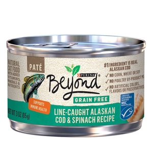 Purina Beyond Paté Grain Free Line-Caught Alaskan Cod & Spinach Recipe