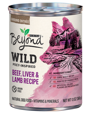 Purina Beyond Wild Beef, Liver & Lamb Recipe Ground Entree