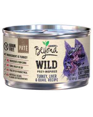 Purina Beyond Wild Turkey, Liver & Quail Recipe Pate