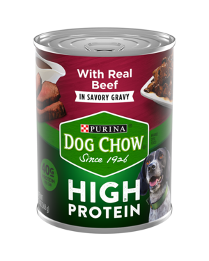 Purina Dog Chow High Protein With Real Beef (In Savory Gravy)