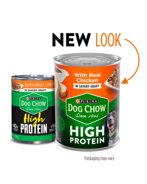 Purina Dog Chow High Protein With Real Chicken (In Savory Gravy)