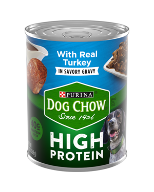 Purina Dog Chow High Protein With Real Turkey (In Savory Gravy)