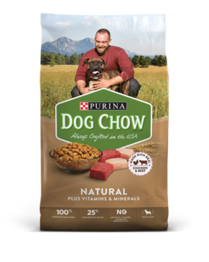 Purina Dog Chow Natural Made With Real Chicken & Beef
