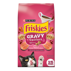 Purina Friskies Dry Cat Food Gravy Swirlers