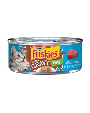 Purina Friskies Extra Gravy Paté With Tuna In Savory Gravy