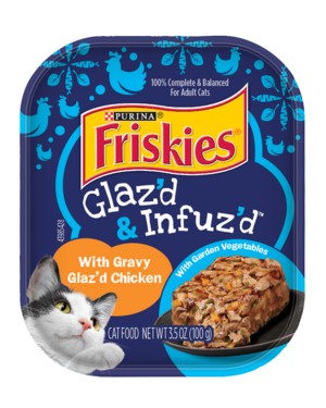 Purina Friskies Glaz'd & Infuz'd With Gravy Glaz'd Chicken