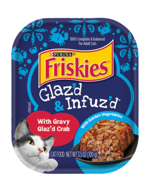 Purina Friskies Glaz'd & Infuz'd With Gravy Glaz'd Crab