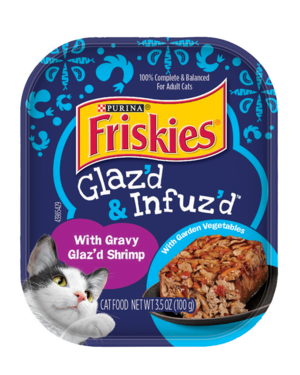 Purina Friskies Glaz'd & Infuz'd With Gravy Glaz'd Shrimp